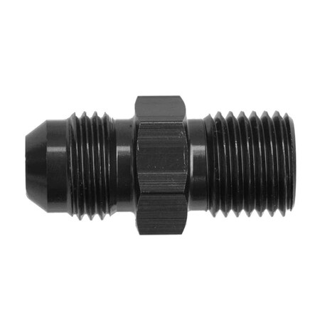 Red Horse Performance -06 MALE AN/JIC FLARE TO M18X1.5 INVERTED ADAPTER - BLACK 8161-06-18-2